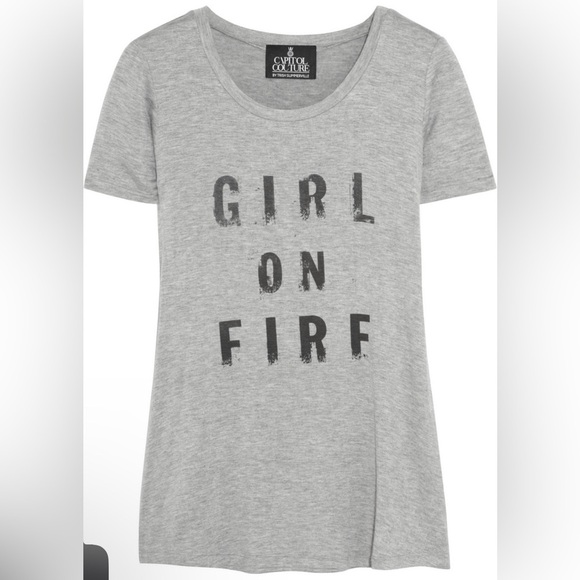 Capitol Couture Girl on Fire Tee - NWT - Size XS - Picture 1 of 9